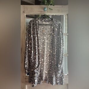 NWT Maurices | Gray Animal Print Cardigan